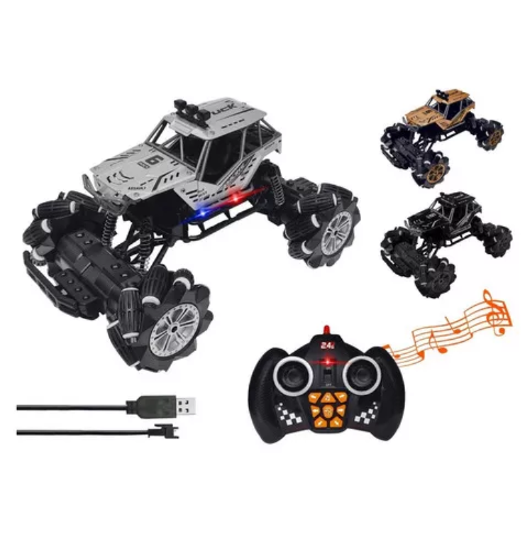 Todo Terreno 4x4 Acrobático + Control Remoto