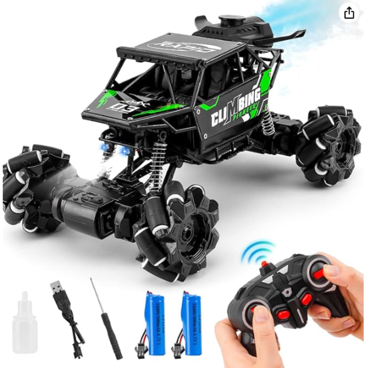 Todo Terreno 4x4 Acrobático + Control Remoto