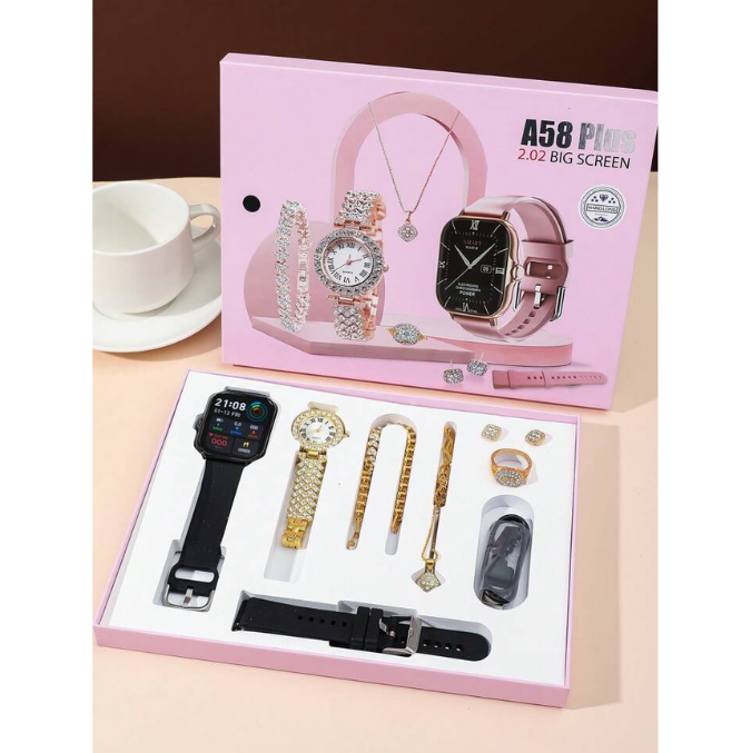 Set "Amor de Madre" 💖 2 Relojes + Joyas