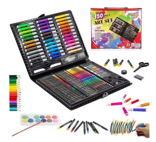 Set de Arte Metálico de 113 Piezas + Bolso de Regalo 🎁