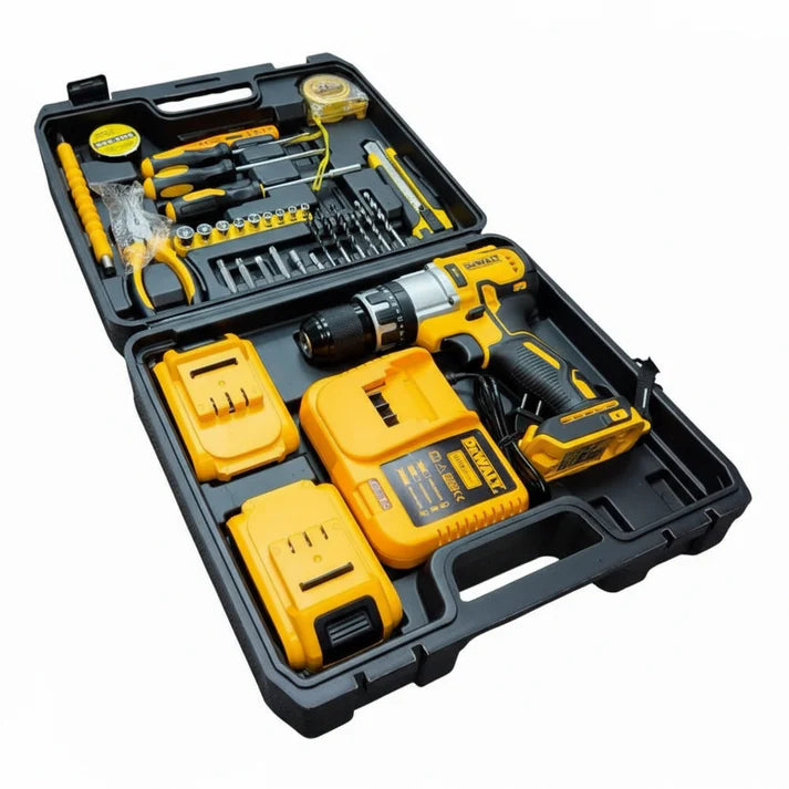 DrillMaster Pro™ - Kit Profesional + 2 Baterías + 30 Accesorios