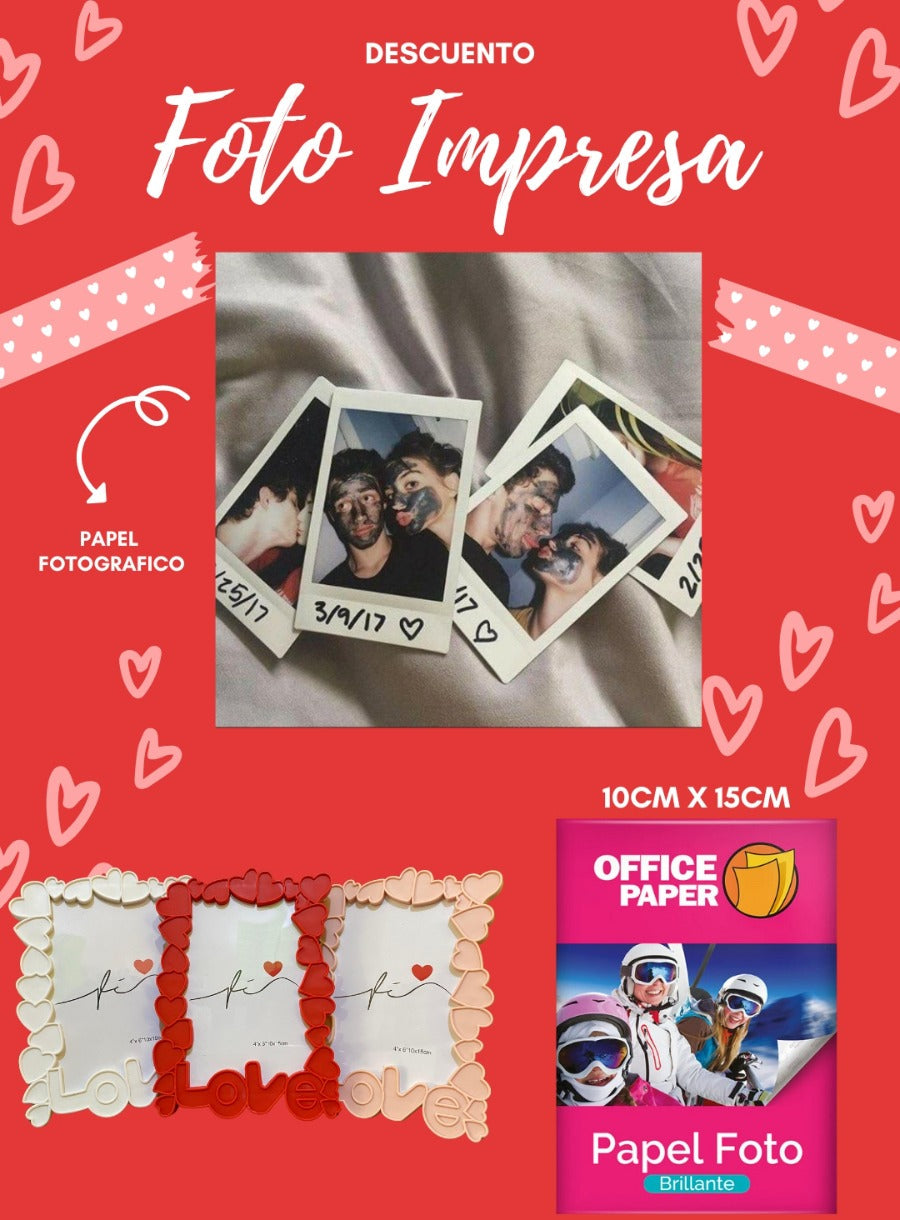 Set de 2 Fotos con Portafoto 🥳