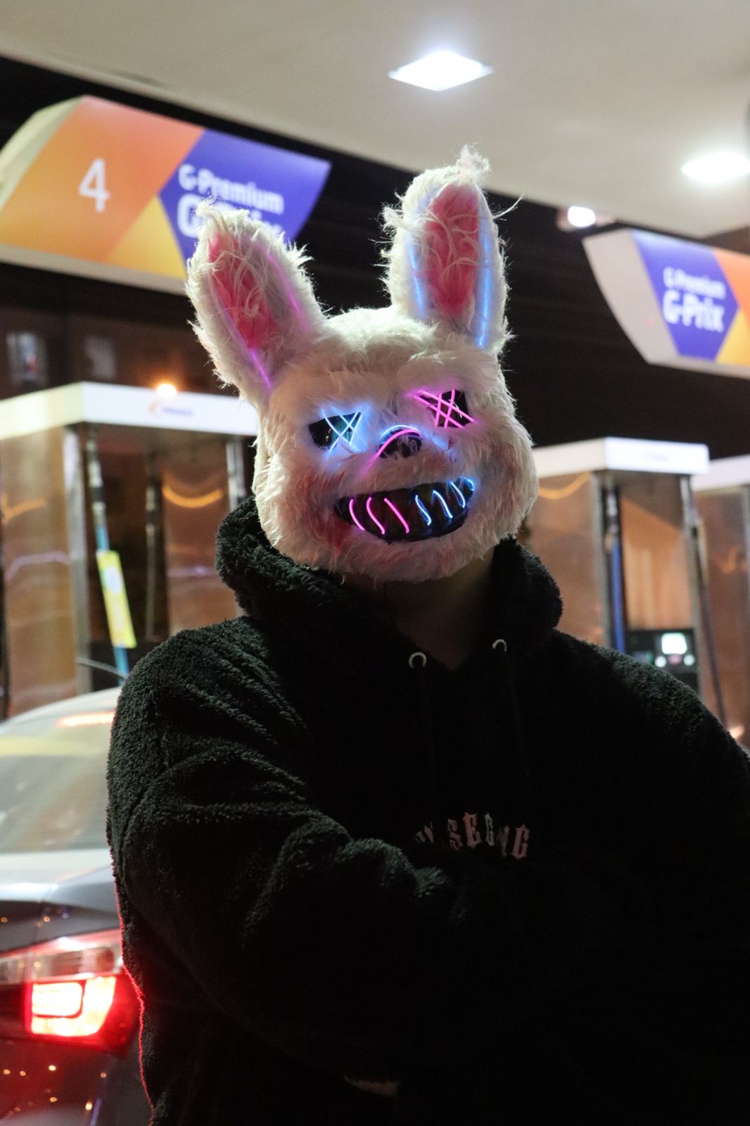 Mascara de Conejo y Oso diabólico