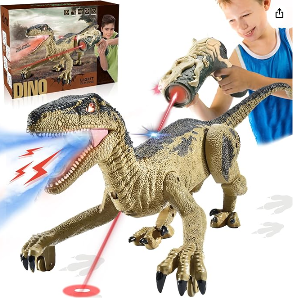 Velociraptor + 2 Controles (Remoto y Láser)