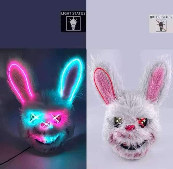 Mascara de Conejo y Oso diabólico