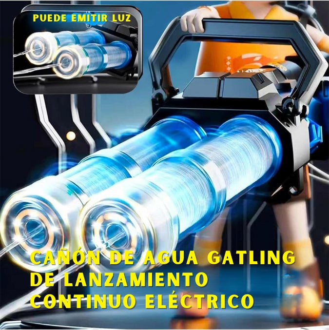 Metralleta Electrica de Agua - Modelo Gatling