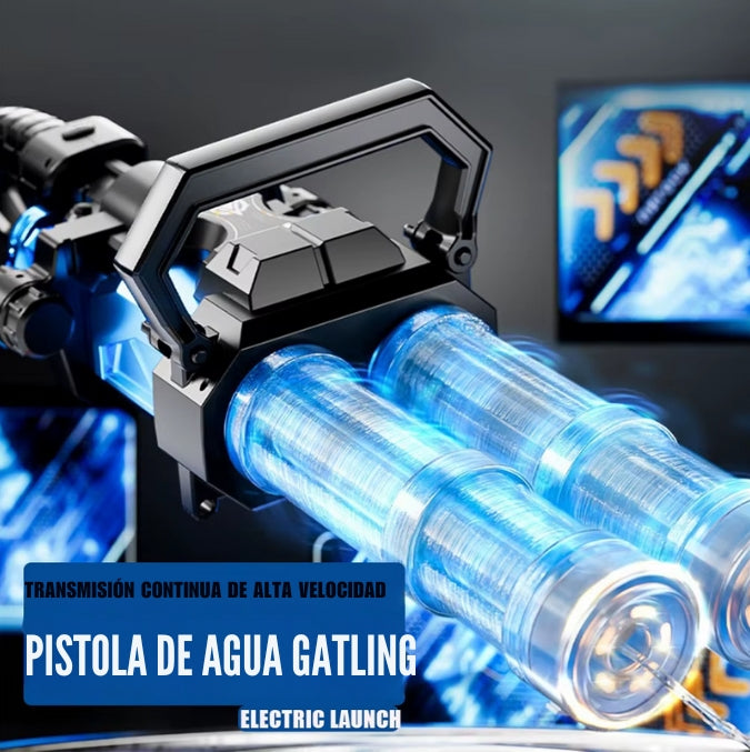 Metralleta Electrica de Agua - Modelo Gatling