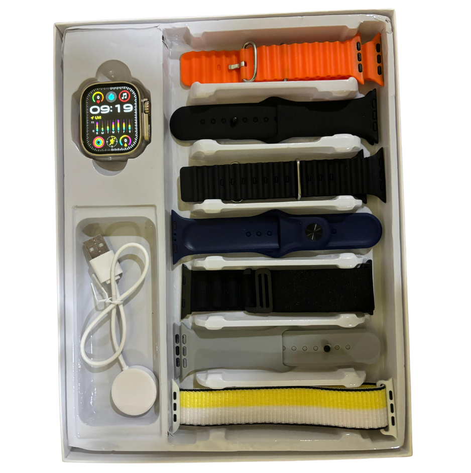 SMARTWATCH ULTRA INFINITE + 7 CORREAS