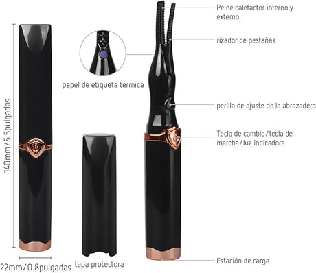 Rizador Eléctrico de Pestañas