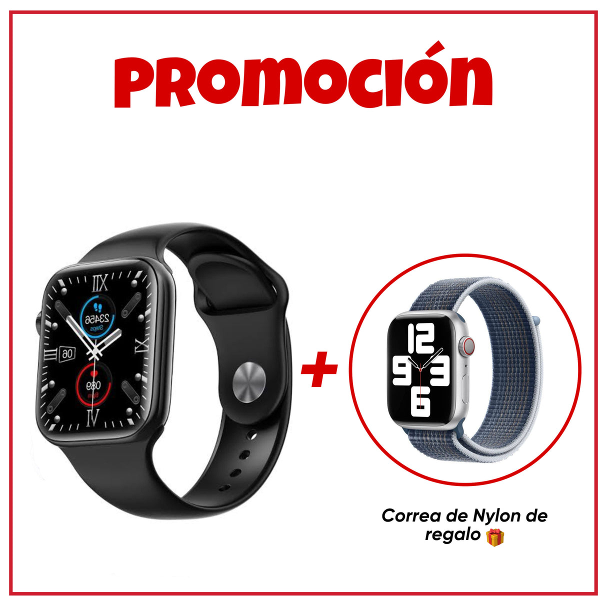 Correa de Nylon + iWatch Pro Mx GL V2.3