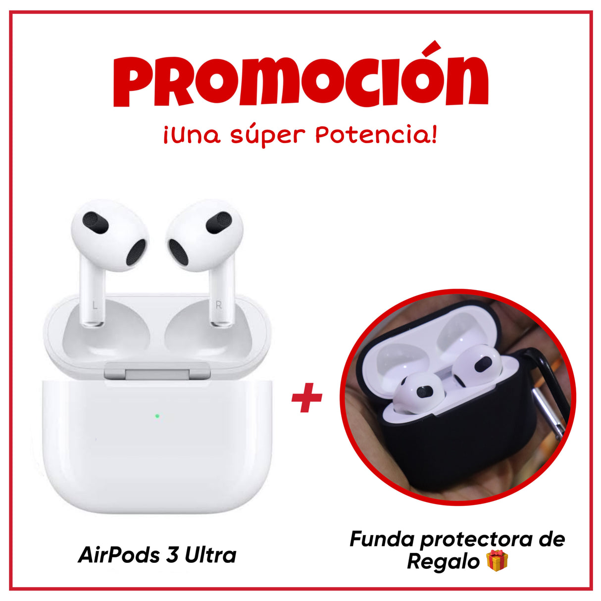 AirPods 3 Utra + Funda de regalo 🎁