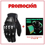 SUPER COMBO MOTERO DE GUANTES MADMOTOR + BARRAS NEON FOSFORESCENTES DE REGALO 🎁