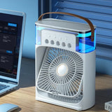 SUPER COOLER 3 en 1 ❄️ Ventilador, humidificador y aromatizante modelo 2025.