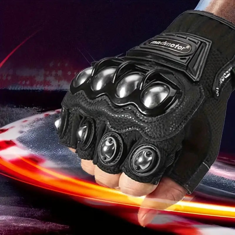 SUPER COMBO MOTERO DE GUANTES MADMOTOR + BARRAS NEON FOSFORESCENTES DE REGALO 🎁